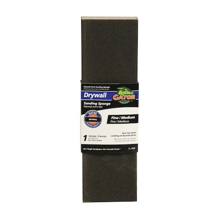 Gator Finishing Gator 10 in. L X 3 in. W X 1 in. 80/120 Grit Assorted Sanding Sponge 7312-10